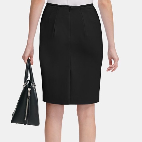 ☀️HP☀️Calvin Klein Crepe Pencil Skirt 4P - Picture 2 of 3